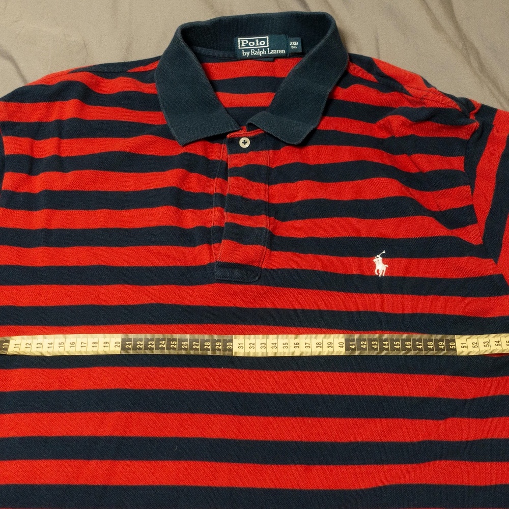 Polo by Ralph Lauren | Red/Blue Stripe | XXL